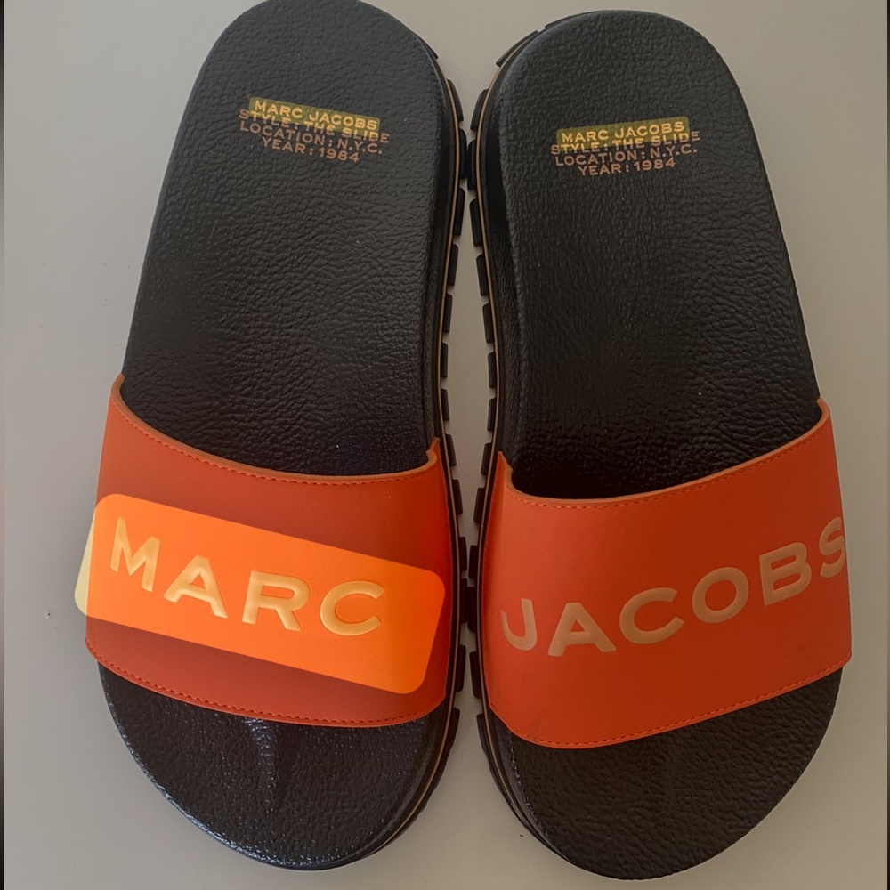 The slides marc jacobs coral